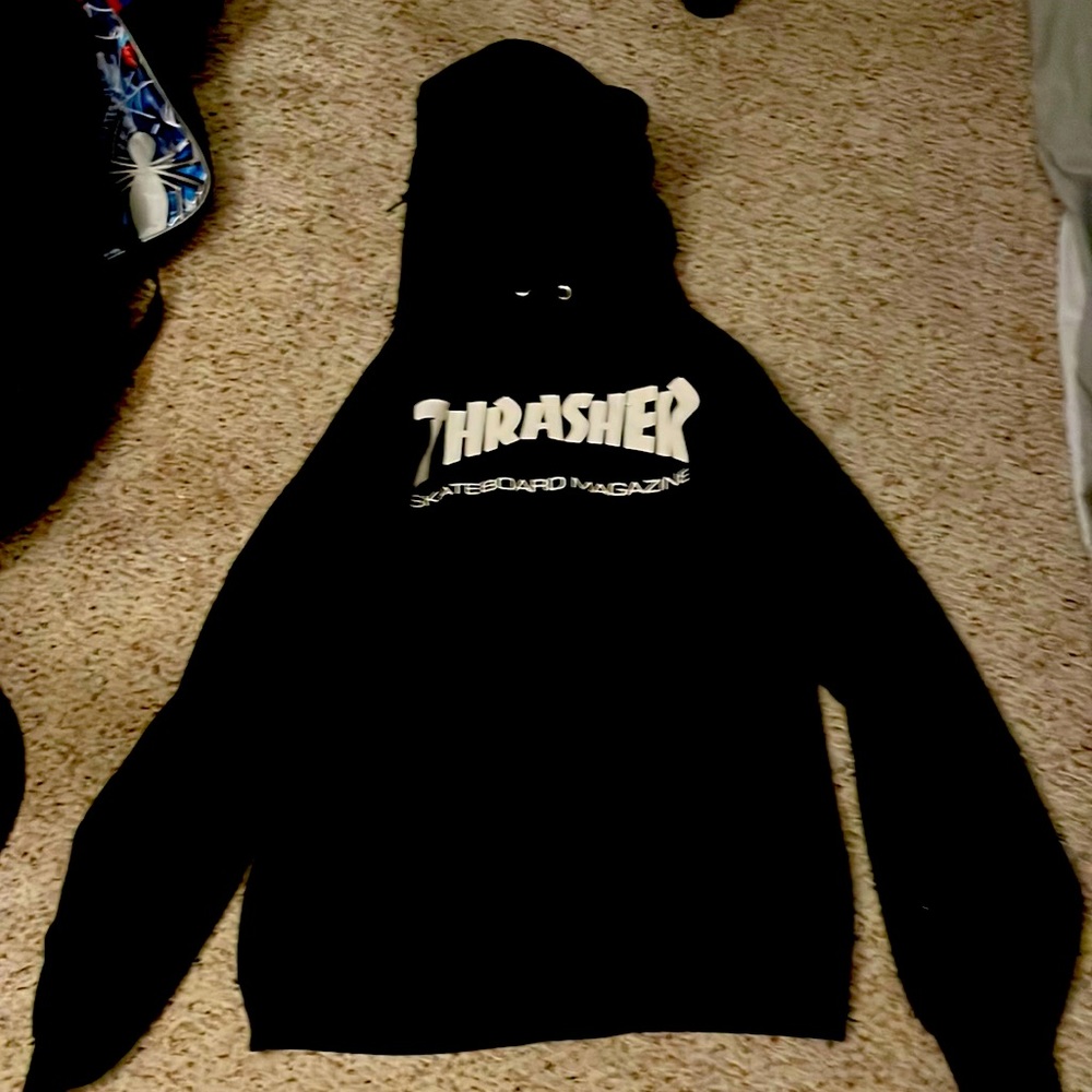 THRASHER y2k BLACK HOODIE